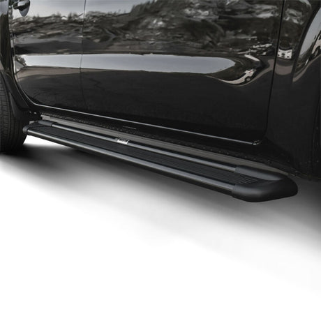 Universal Sure-Grip Series 79" Black Aluminum Running Boards- - View 12 | Dirty Garage
