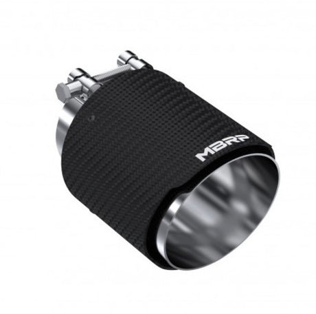 Universal Carbon Fiber Dual Wall Tip 4".5" OD 3" Inlet 6.13" L - View 5 | Dirty Garage