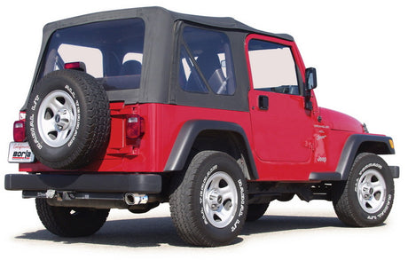 Borla 00-06 Jeep Wrangler Sport/SE/X/Rubicon Sahara 2.5L/4cyl 4.0L/6cyl SS Catback Exhaust - View 5 | Dirty Garage