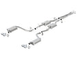 Borla 15-16 Dodge Challenger R/T 5.7L Dual Rectangle Angle Cut Dual Split Rear Exit S-Type Exhaust | Dirty Garage
