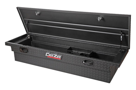 Dee Zee Universal Tool Box - Red Crossover - Single Lid Black BT Pull Handle (Low/Txt Blk) - View 5 | Dirty Garage