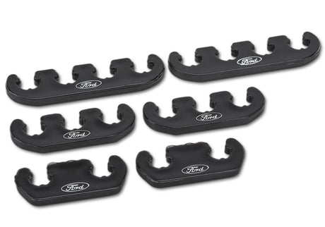 Universal Wire Dividers 4 to 3 to 2 - Black w/White Ford Logo - View 3 | Dirty Garage