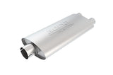 Borla Universal Center/Dual Oval 2.5in In/Dual 2.5in Out 19in x 4in x 9.5in Notched PRO-XS Muffler | Dirty Garage