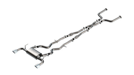 2016-2024 Infiniti Q50 Auto V6 S Type Chrome Tip Cat Back | Dirty Garage