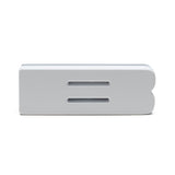 Universal Illuminated LED B Letter Badge w/ Matte White Surface Finish | Dirty Garage
