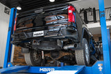 2020-2024 GM HD 6.6L Duramax 4" Mand Bent Tubing AL-Ser Cat Back Single Side Alum - View 2 | Dirty Garage