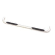 2001-2013 GM 1500 Crew Cab (Body Mount) 3" Polished Round Bent SS Nerf Bars - Pair | Dirty Garage