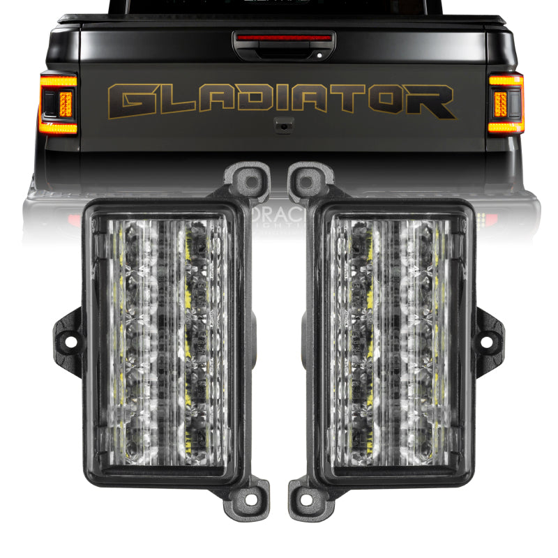 2020-2026 Gladiator JT Dual Reverse LED Flush Taillight Amber White | Dirty Garage