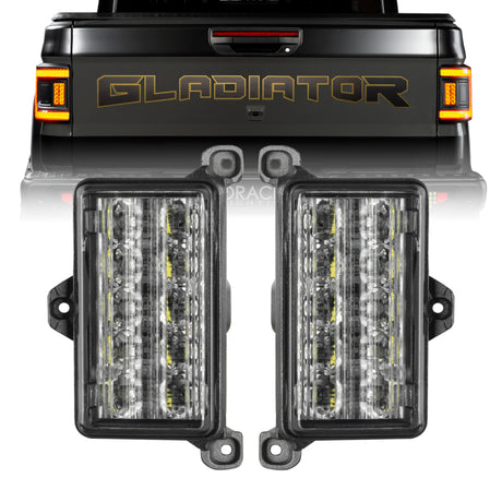2020-2026 Gladiator JT Dual Reverse LED Flush Taillight Amber White | Dirty Garage