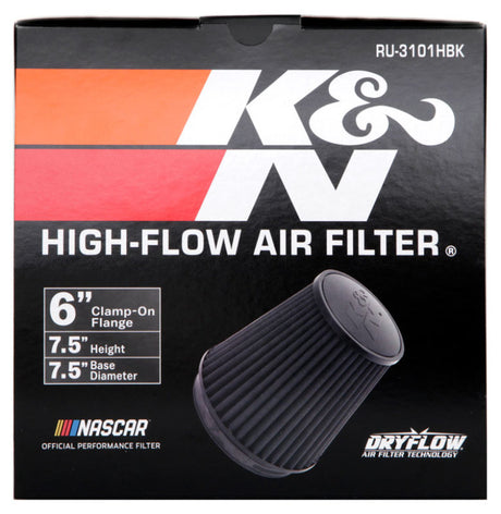 Universal Rubber Filter Round Tapered 6in Flange ID x 7.5in Base OD x 5.25in Top OD x 8in Height - View 6 | Dirty Garage