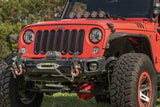 Rugged Ridge 07-18 Jeep Wrangler JK Arcus Front Bumper Set w/Tray & Hooks - View 2 | Dirty Garage