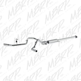2015 F-150 2.5" Cat Back Dual Side Split Aluminum Exhaust System | Dirty Garage