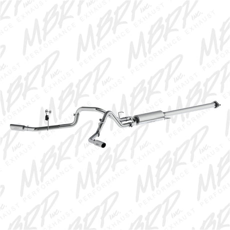 2015 F-150 2.5" Cat Back Dual Side Split Aluminum Exhaust System | Dirty Garage