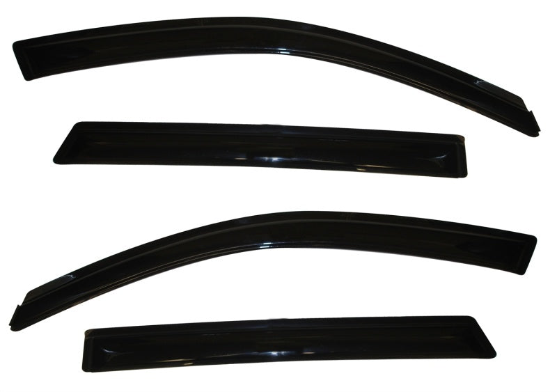 2011-2015 Sorento Ventvisor Outside Mount Window Deflectors Smoke 4-Piece - View 4 | Dirty Garage