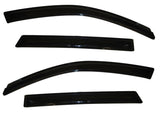 2011-2015 Sorento Ventvisor Outside Mount Window Deflectors Smoke 4-Piece - View 4 | Dirty Garage