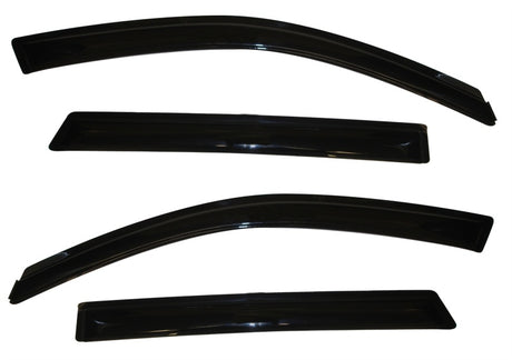 2011-2015 Sorento Ventvisor Outside Mount Window Deflectors Smoke 4-Piece - View 4 | Dirty Garage