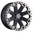 Black Rhino Warlord Matte Black w/ Machined Dark Tint Wheel | Dirty Garage