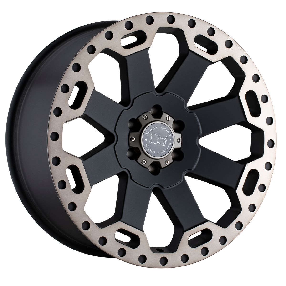 Black Rhino Warlord Matte Black w/ Machined Dark Tint Wheel | Dirty Garage