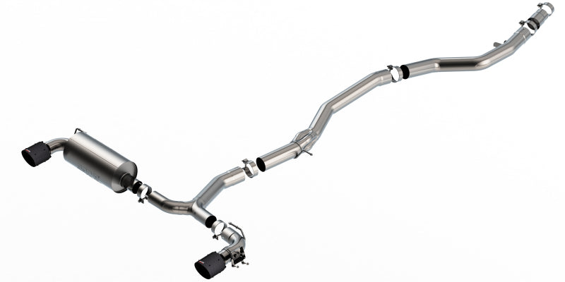 Borla 2020 Toyota Supra GR 3.0L I6 3in ATAK Catback Exhaust - Carbon Fiber Tips | Dirty Garage