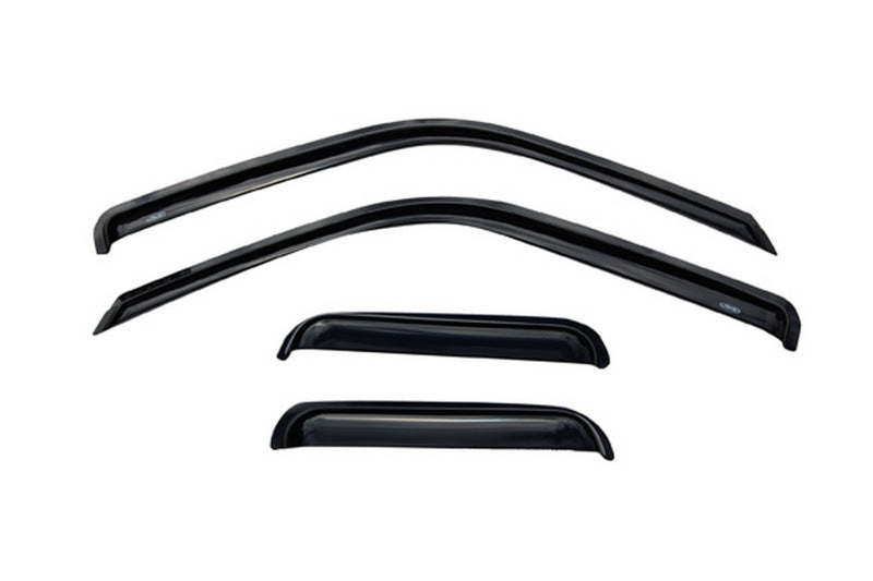 1988-1999 GM HD Ext Cab Ventvisor Outside Mount Window Deflectors Smoke 4-Piece - View 10 | Dirty Garage
