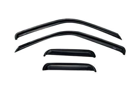 1988-1999 GM HD Ext Cab Ventvisor Outside Mount Window Deflectors Smoke 4-Piece - View 10 | Dirty Garage