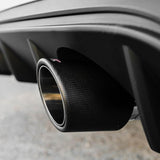 Universal Carbon Fiber Tip 4".5" OD 3" Inlet 7.7" L - View 3 | Dirty Garage