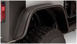 2007-2018 Wrangler 2-door Flat Style Fender Flares 2pc - Black | Dirty Garage