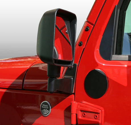 Rugged Ridge 07-18 Jeep Wrangler JK Black Mirror Filler Plates | Dirty Garage