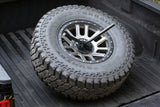 Universal Spare Tire Angled Mount Black - View 3 | Dirty Garage