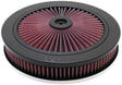Universal X-Stream Top Filter Red 11in/5.125in Neck Flange/3.5in Height | Dirty Garage
