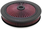 Universal X-Stream Top Filter Red 11in/5.125in Neck Flange/3.5in Height | Dirty Garage