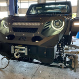 2018-2024 Wrangler JL Oculus Bi-LED Projector Headlights Graphite Metallic 5500K - View 5 | Dirty Garage