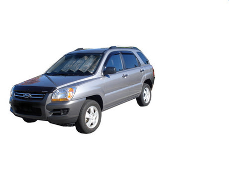 2005-2009 Sportage Ventvisor Outside Mount Window Deflectors Smoke 4-Piece - View 3 | Dirty Garage