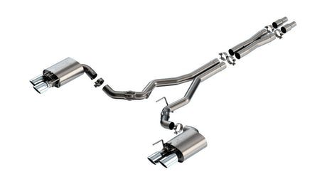 Borla 2024 Ford Mustang GT 5.0L V8 w/ Active Exhaust ATAK Cat-Back Exhaust System | Dirty Garage
