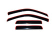 2004-2012 Colorado Crew Cab Front and Rear Window Deflectors Smoke 4-Piece | Dirty Garage