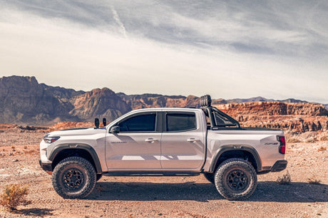 2023 GM Colorado In-Channel Ventvisor Low Profile Deflectors Smoke 4-Piece - View 8 | Dirty Garage