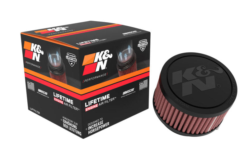 Universal Clamp-On Air Filter 2.25in Flange ID 3.5in OD 2in Height - View 3 | Dirty Garage