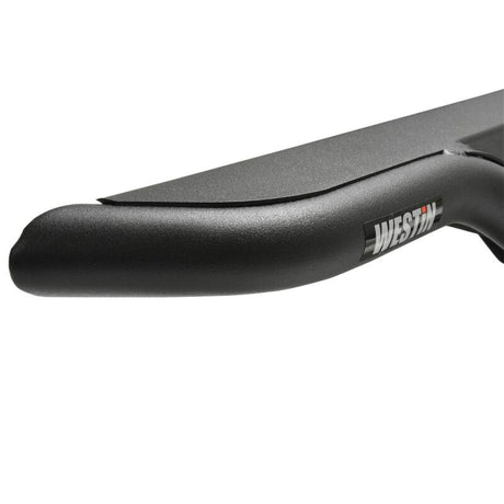 Westin 19-22 Chevrolet Silverado / GMC Sierra Crew Cab Outlaw Nerf Step Bars - Textured Black - View 8 | Dirty Garage