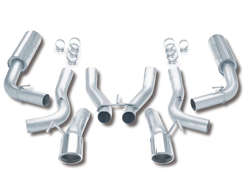 Borla 96-02 Viper GTS/R/T-10 Coupe/Convertible 2dr w/ 2.5in Inlets SS Catback Exhaust System | Dirty Garage