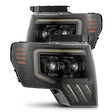 2009-2014 F-150 Luxx-Series LED Projector Alpha-Black Headlights | Dirty Garage