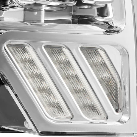 2009-2014 F-150 Luxx-Series LED Projector Chrome Headlights - View 2 | Dirty Garage