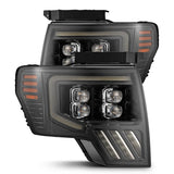 2009-2014 F-150 Nova-Series LED Projector Alpha-Black Headlights | Dirty Garage