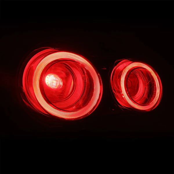 2009-2025 GT-R Nova-Series LED Smoke Tail Lights - View 3 | Dirty Garage