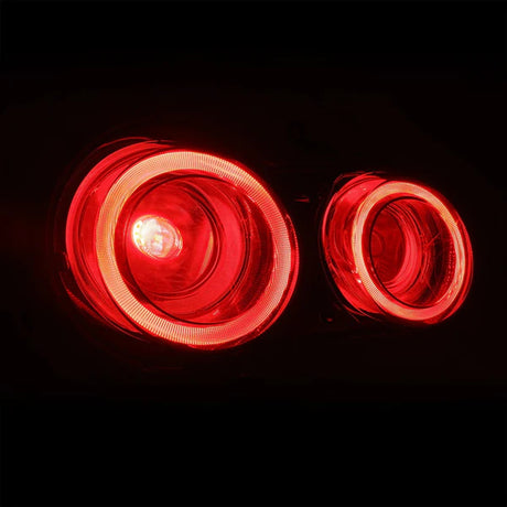 2009-2025 GT-R Nova-Series LED Smoke Tail Lights - View 3 | Dirty Garage