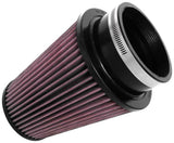 Universal Clamp-On Air Filter 4in FLG/6in B/4in T/7in H - View 2 | Dirty Garage