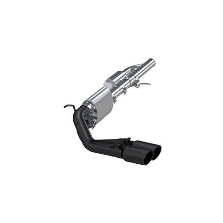 2009-2024 GM 3" Cat Back Pre-Axle Dual Outlet 4" Tip Black | Dirty Garage