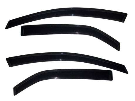 2010-2012 Forte Ventvisor Outside Mount Window Deflectors Smoke 4-Piece | Dirty Garage
