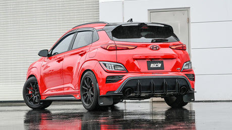 Borla 22-23 Hyundai Kona N 2.0L 4 CYL. Turbo AT/MT ATAK Catback Exhaust Black Chrome - View 3 | Dirty Garage