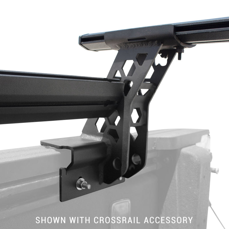 Go Rhino 15-22 Ford F-150 / 19-22 RAM 1500 / 07-21 Toyota Tundra XRS Cross Bars Kit - Tex. Blk - View 7 | Dirty Garage