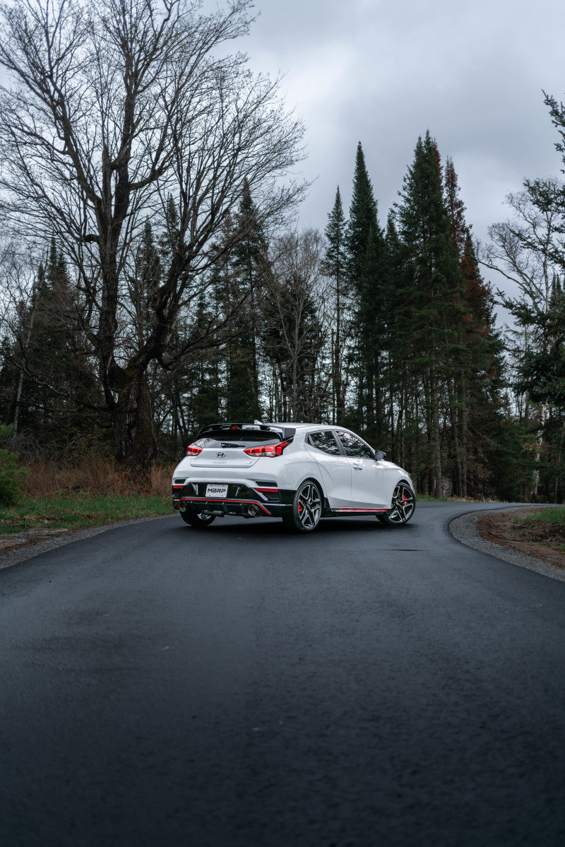 2019- Hyundai Veloster N 2.0L Turbo 3" Cat Back Aluminized Steel T304 Tip - View 4 | Dirty Garage